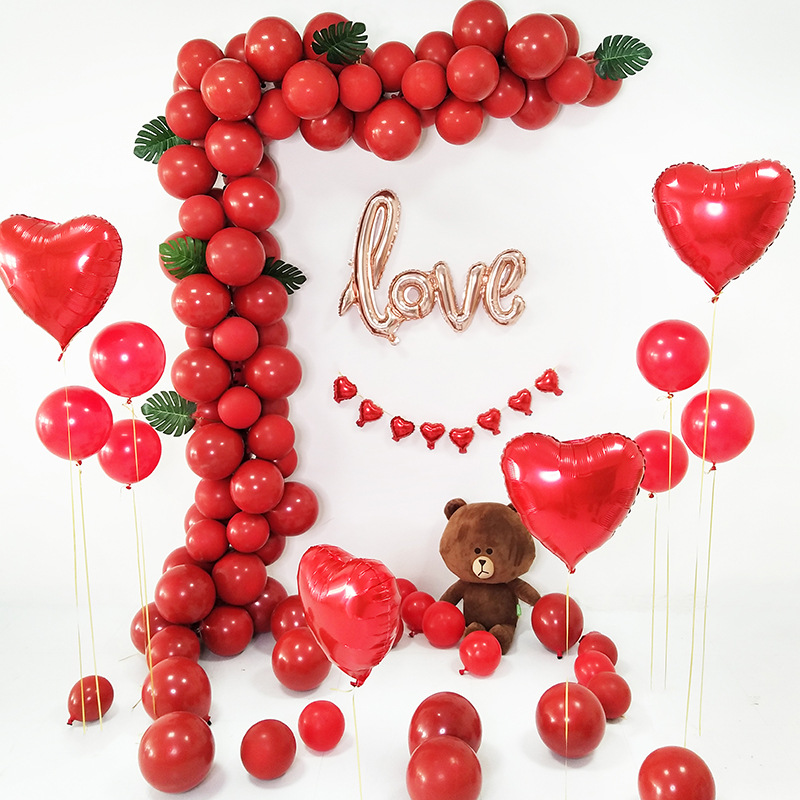 Decorative balloon chain package irregular chain wedding birthday party opening scene layout free collocation thumbnail