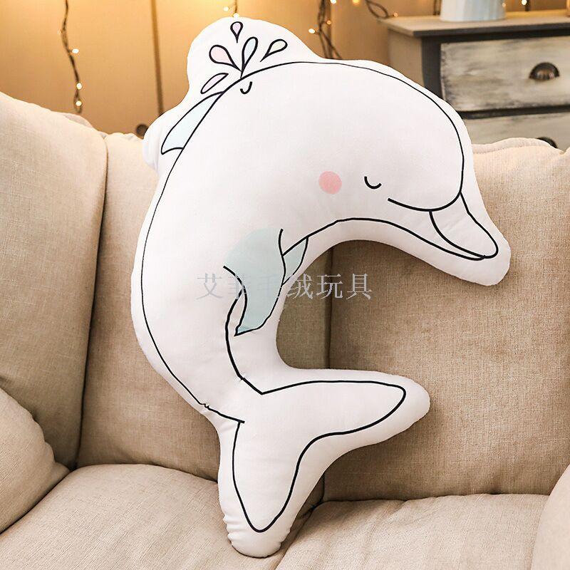 ins nordic wind cartoon animal print almohada de peluche oficina sofá cojín juguete de peluche Application Scenario