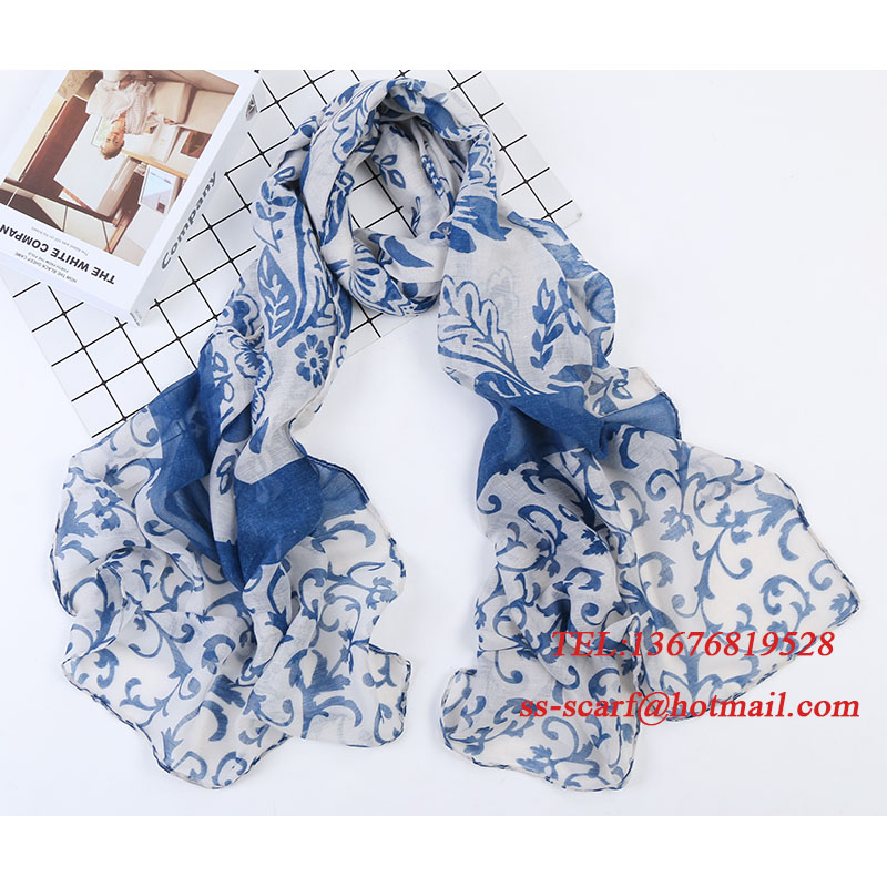 Balinese yarn scarf spot scarf cotton and linen printed scarf silk scarf retail