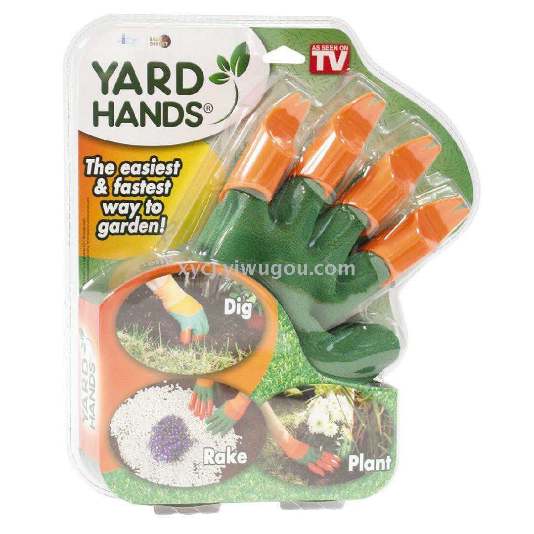 New Yard Hands garden gardening gloves Digging gloves Rubber gloves protective insulation gloves