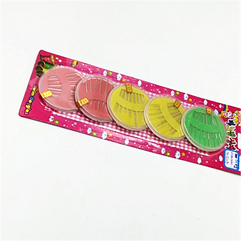 Sunshine Department Store Card Pack 5pc Household Sewing Box Set, 24 pieces of embroidery needles, sewing needles and hand needles details Picture