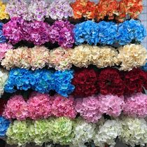 Hydrangea put forever 5 head maloka big hydrangea wedding embroidered flower silk flower arch road lead flower