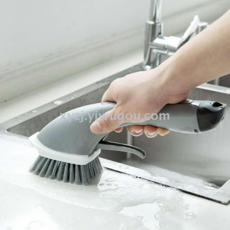 Household stove cleaning brush, kitchen pot washing brush, tile sink gap cleaning brush Application Scenario