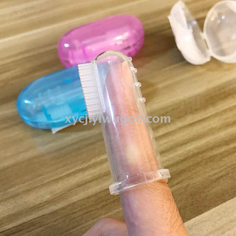 Finger gloves, baby tongue coating cleaning gloves Specification image