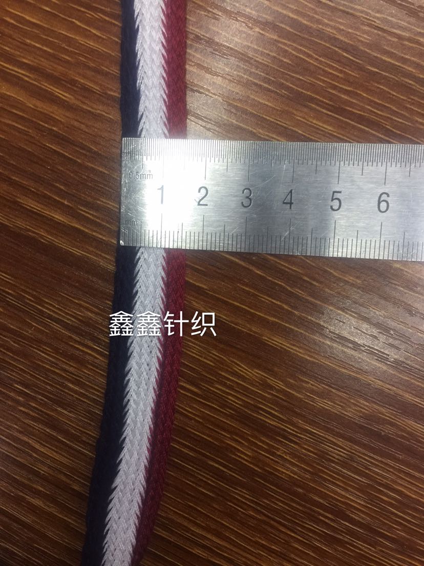 Direct sales from the manufacturer of three-color 1.5-centimeter-wide clothing hat accessories with woven tape Specification image