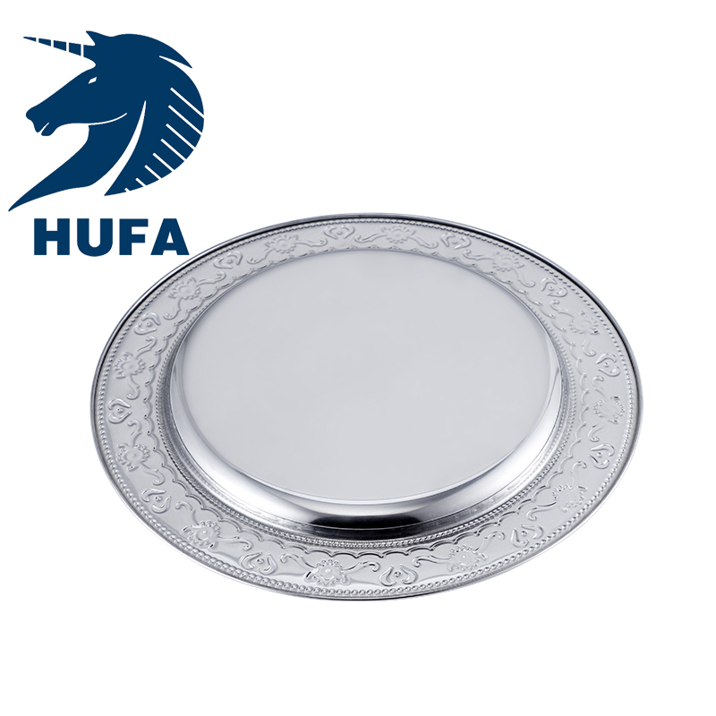 Pearl plates, fruit plates, round snacks, European-style plates, European and American classical plates Application Scenario