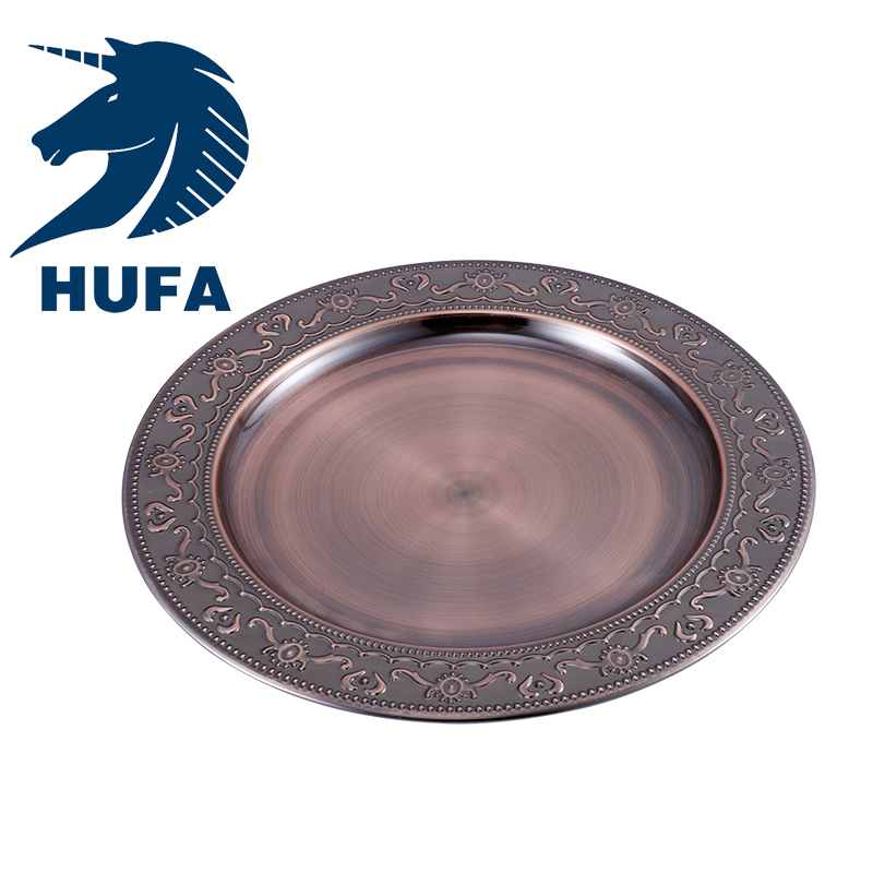 Pearl plates, fruit plates, round snacks, European-style plates, European and American classical plates details Picture