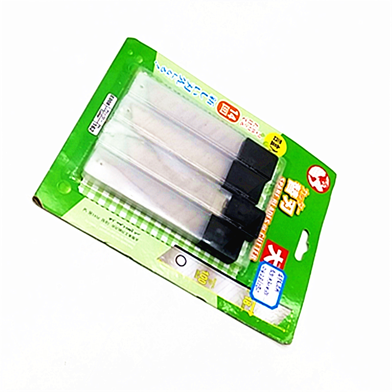 Sunshine Department Store card 4pc utility knife blade for cutting wallpaper, wallpaper seam sealing blade, industrial paper cutting blade Application Scenario