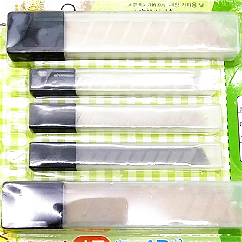 Sunshine Department Store card 5pc utility knife blade for cutting wallpaper, wallpaper seam sealing blade, industrial paper cutting blade