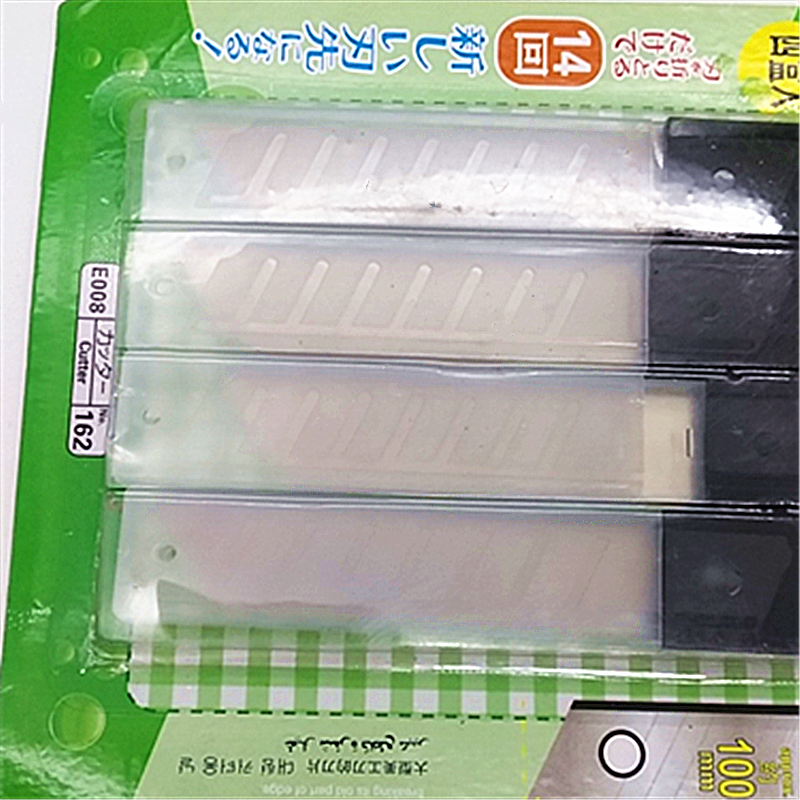 Sunshine Department Store card 4pc utility knife blade for cutting wallpaper, wallpaper seam sealing blade, industrial paper cutting blade details Picture
