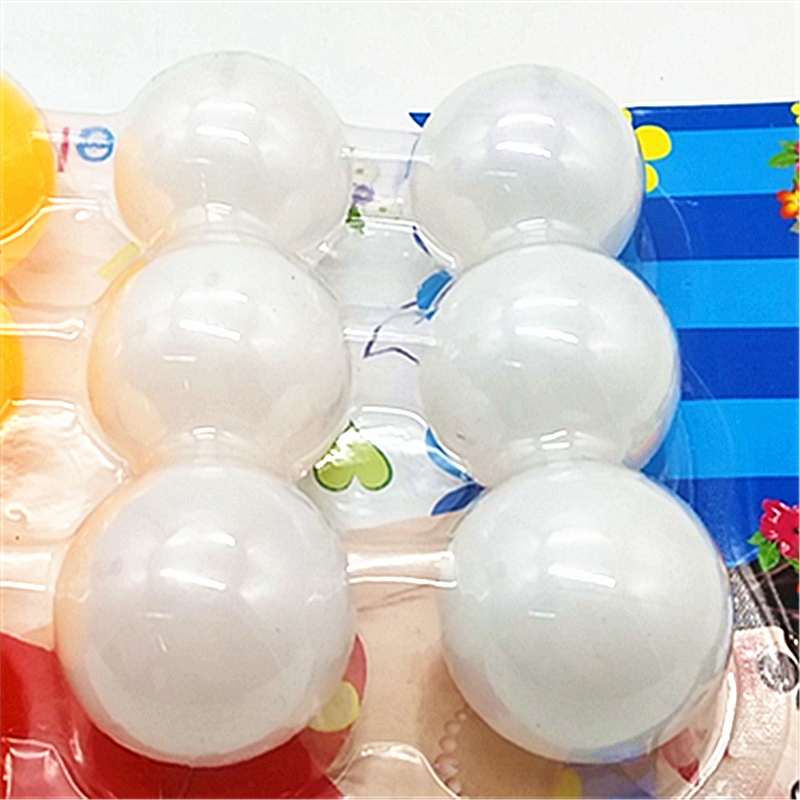 Sunshine Department Store card 12pc elastic flexible shaft table tennis ball without seams, lottery ball spray ball, motorcycle activity table tennis ball Specification image