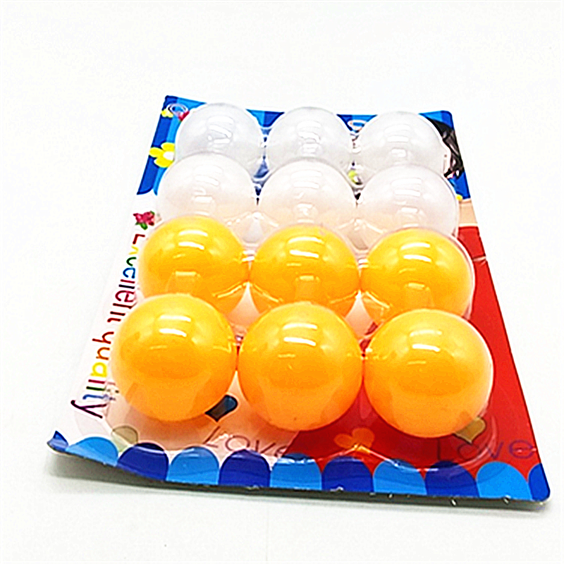 Sunshine Department Store card 12pc elastic flexible shaft table tennis ball without seams, lottery ball spray ball, motorcycle activity table tennis ball