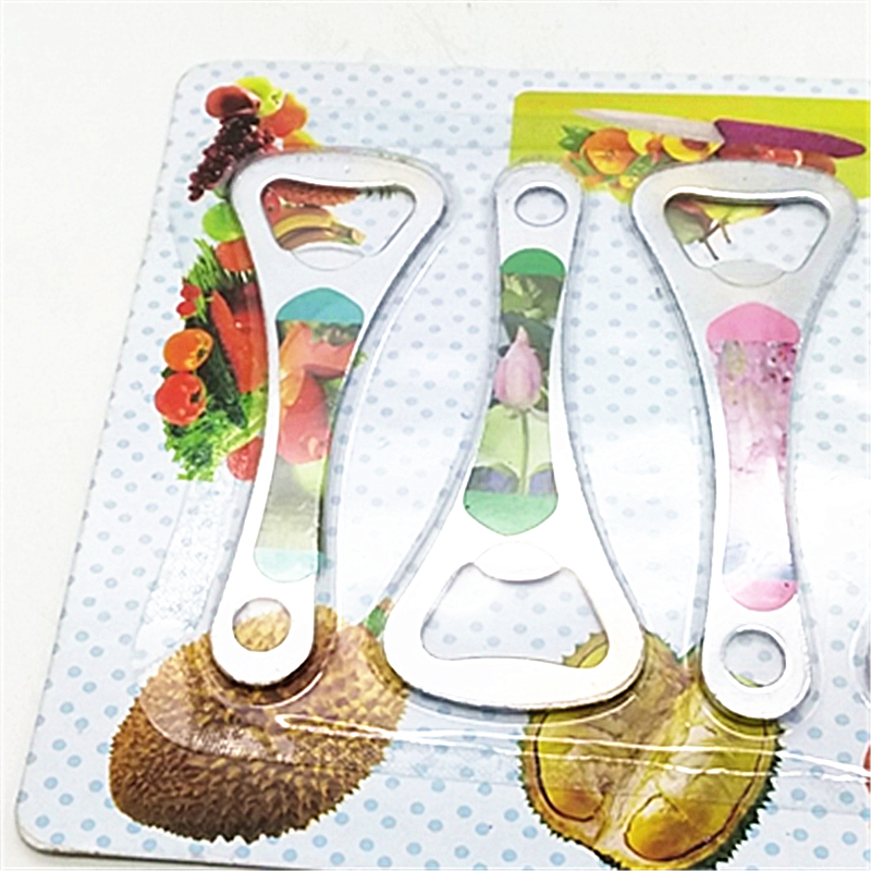 Sunshine Department Store card-sized 6pc Beer Bottle opener Portable Creative Bottle opener Metal Bottle opener Specification image