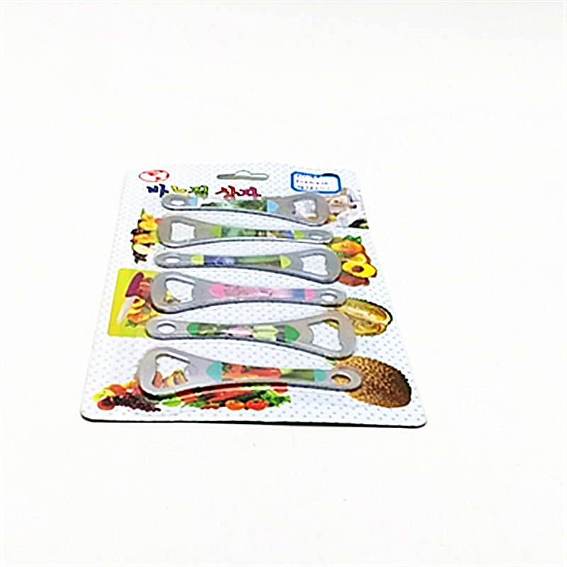 Sunshine Department Store card-sized 6pc Beer Bottle opener Portable Creative Bottle opener Metal Bottle opener