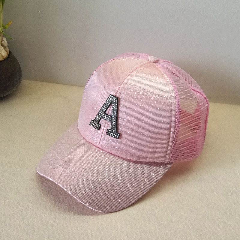 Direct sales of cute A - line baseball cap cap cap cap princess hat cloth hat net hat thumbnail