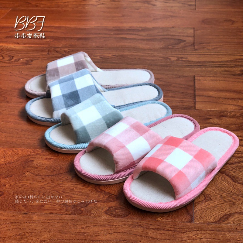 Small CASE sweetheARTS SLIPPER FEMALE SUMMER TYPE FLAX HOME indoor WOOD FLOOR SOFT sole leisure anti slip shoes spring autumn
