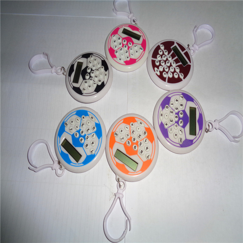 Gift keychains, toys, football-shaped computers, student learning calculators, street stall supplies, factory direct sales Specification image
