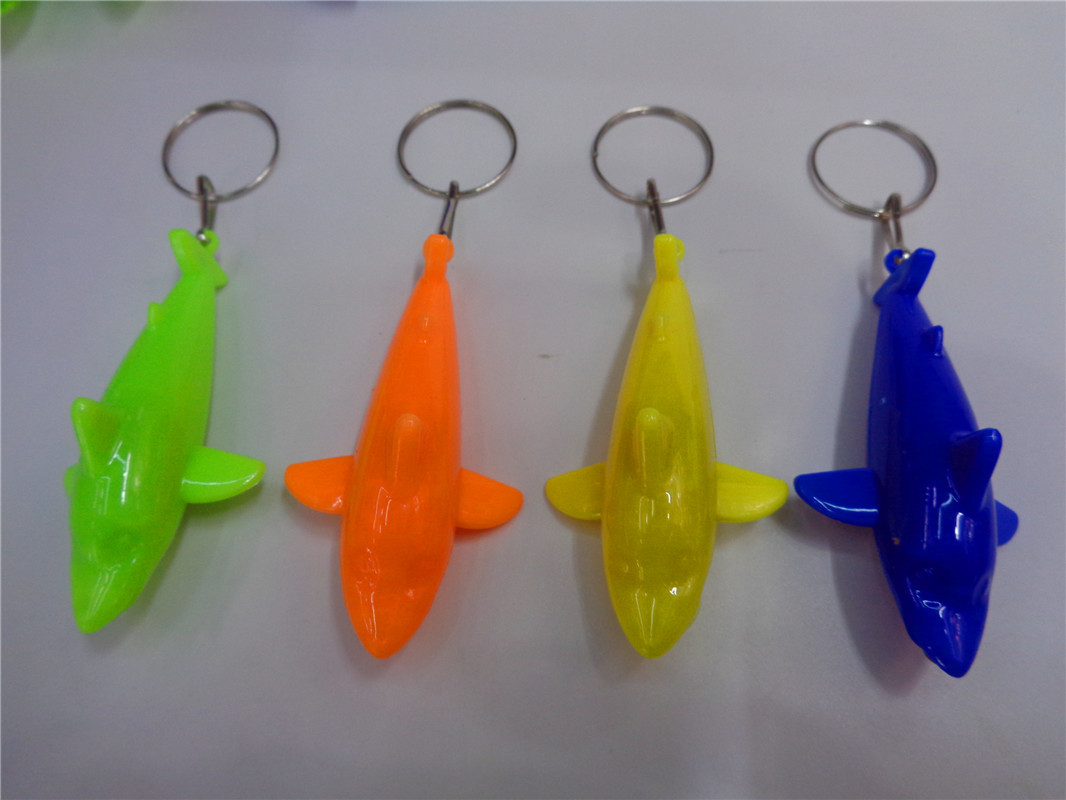 Children's toy keychain lights, LED flashlights, free gifts, shark night lights, street stall supply, factory direct sales Specification image