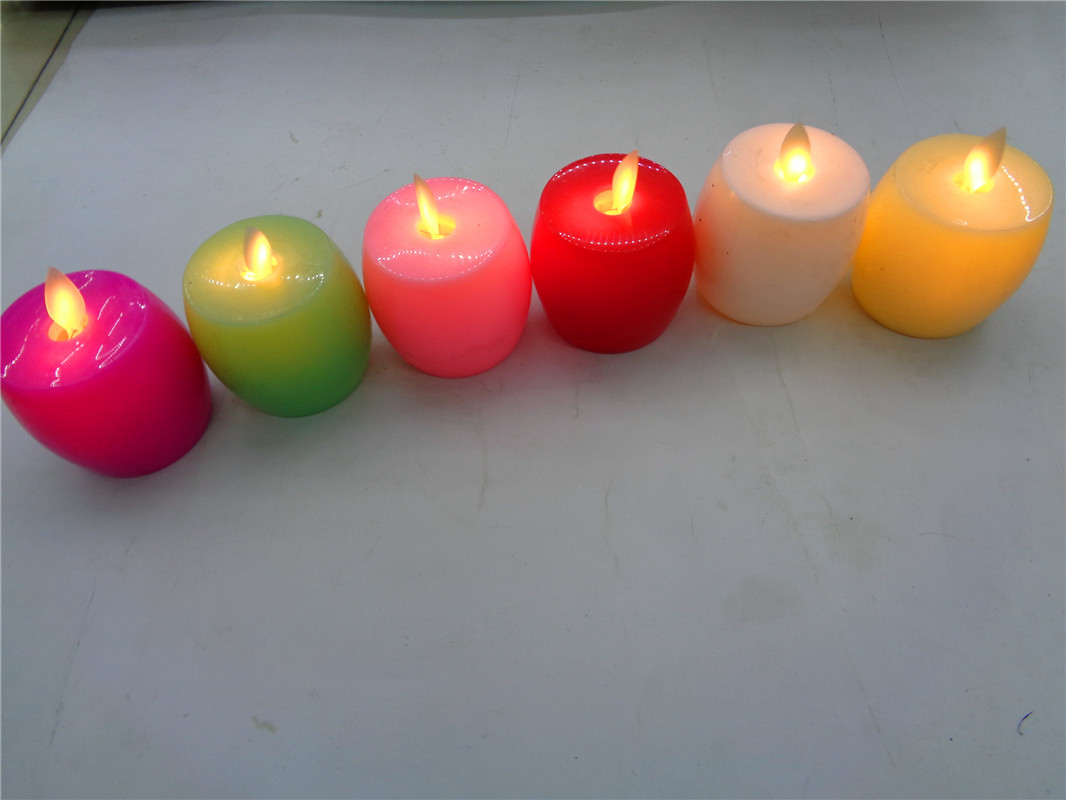 Key chain gifts, children's toys, LED flashlights, oval-shaped candles, night lights, street stall supplies, factory direct sales Specification image