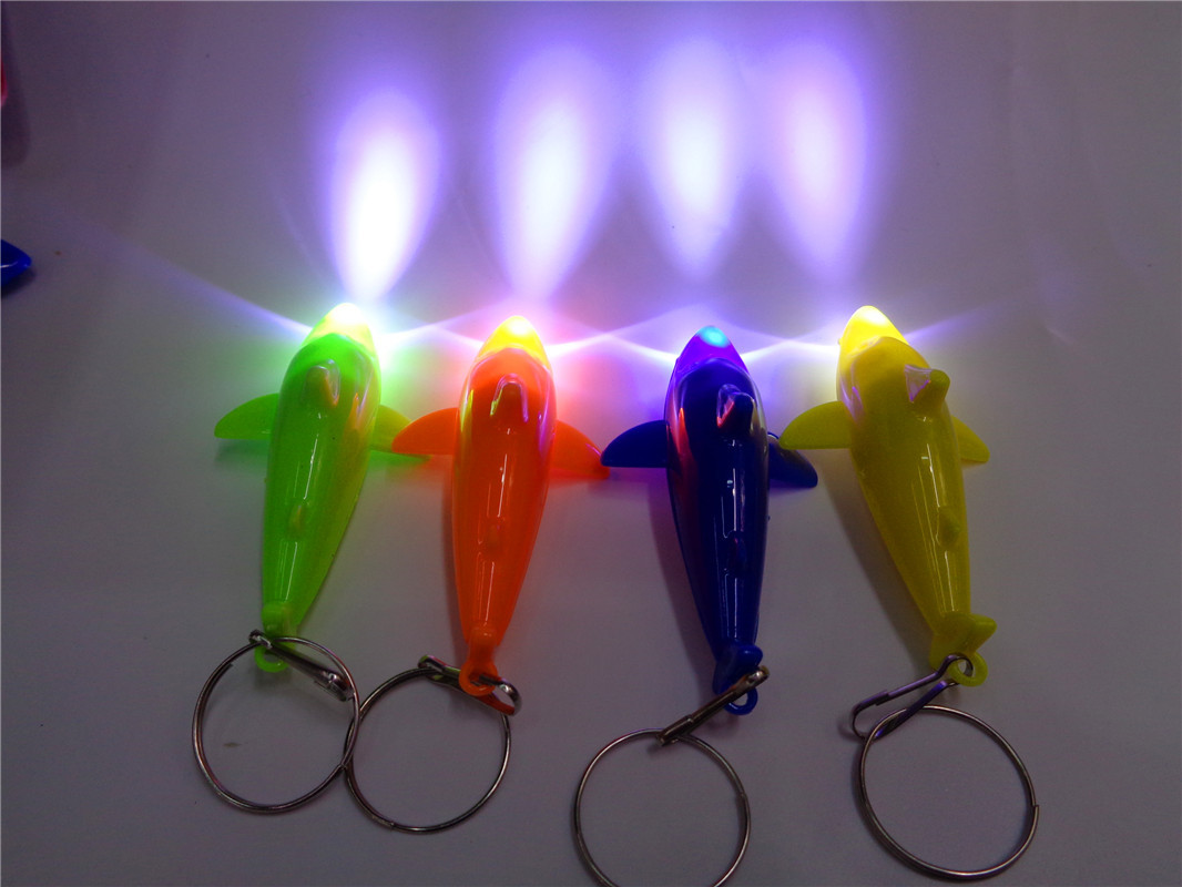 Children's toy keychain lights, LED flashlights, free gifts, shark night lights, street stall supply, factory direct sales Application Scenario