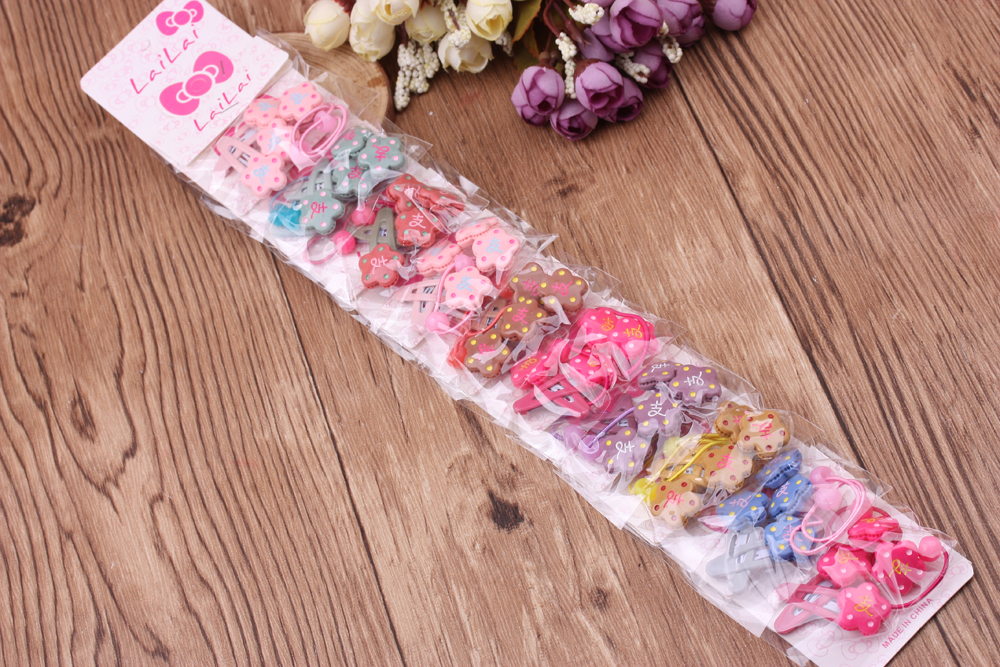 2-yuan store supply: Cartoon hair clips, blue children's little girls, baby girls, hair clips, headwear Specification image