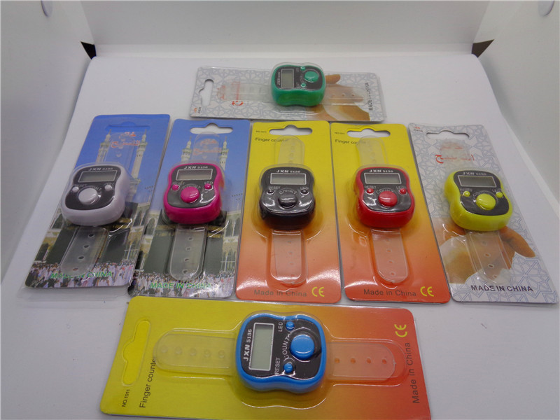 Buddhist electronic counter, chanting ring type luminous point display, street stall supply, direct sales from the manufacturer