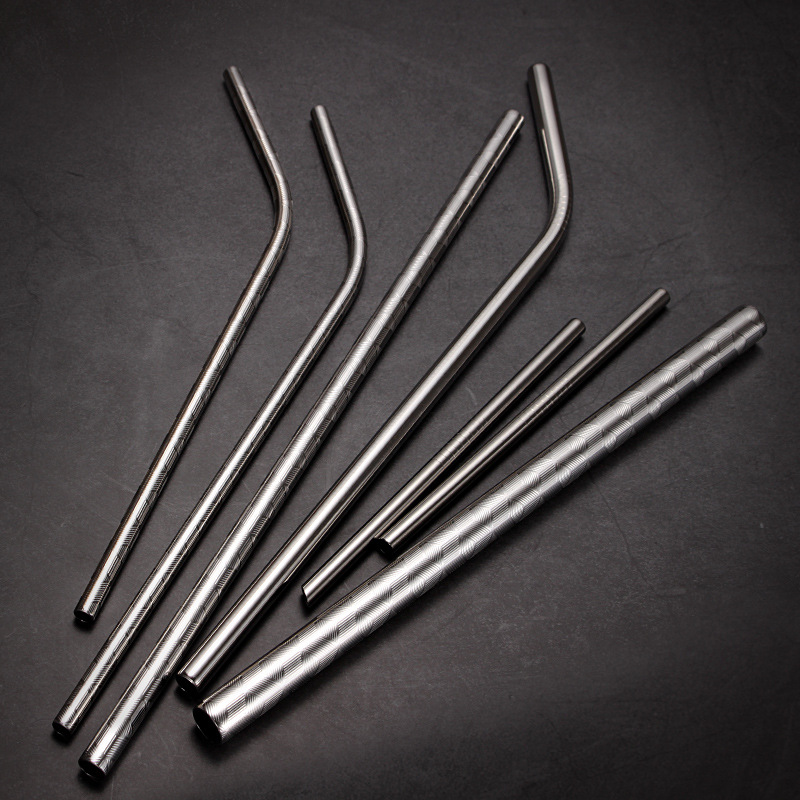 304 stainless steel straws, food-grade colored titanium-coated, can be customized for milk tea, coffee and beverages. Bent and straight tubes, food-grade material, no paint, non-toxic, no wax, recyclable, customizable logo, electroplated with titanium Application Scenario