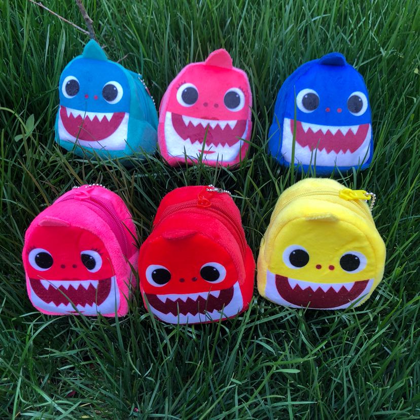 Shark Wallet Coin Purse small schoolbag Coin Purse Shark Printed Wallet Shark Baby wallet bag details Picture