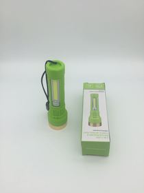 Flashlight Multi-functional USB charging emergency light Dual light source 3W LED light network red light