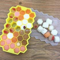 Silicone honeycomb ice bars