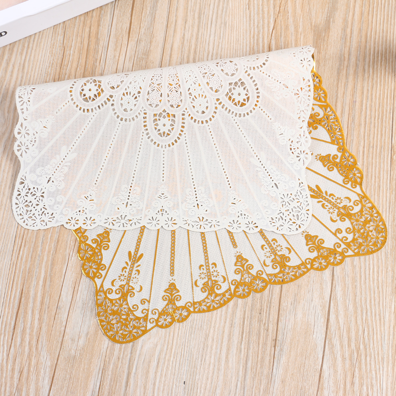 Rectangular 25*37cm eco-friendly placemats, heat insulation pads, waterproof and anti-slip Western placemats, PVC material table MATS and plate MATS Application Scenario