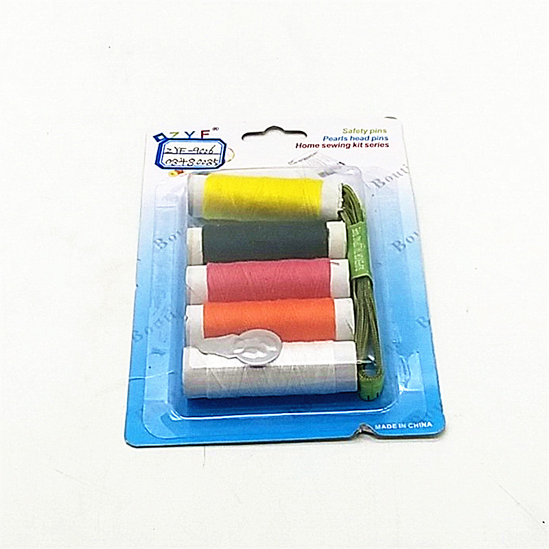 Sunshine Department Store Thread Set: Home Thread Mending Bag, Travel Sewing Bag + Needle Threading tool + tape measure