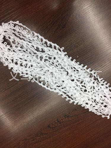 Black and white nylon elastic button straps are in stock and sold directly by the manufacturer