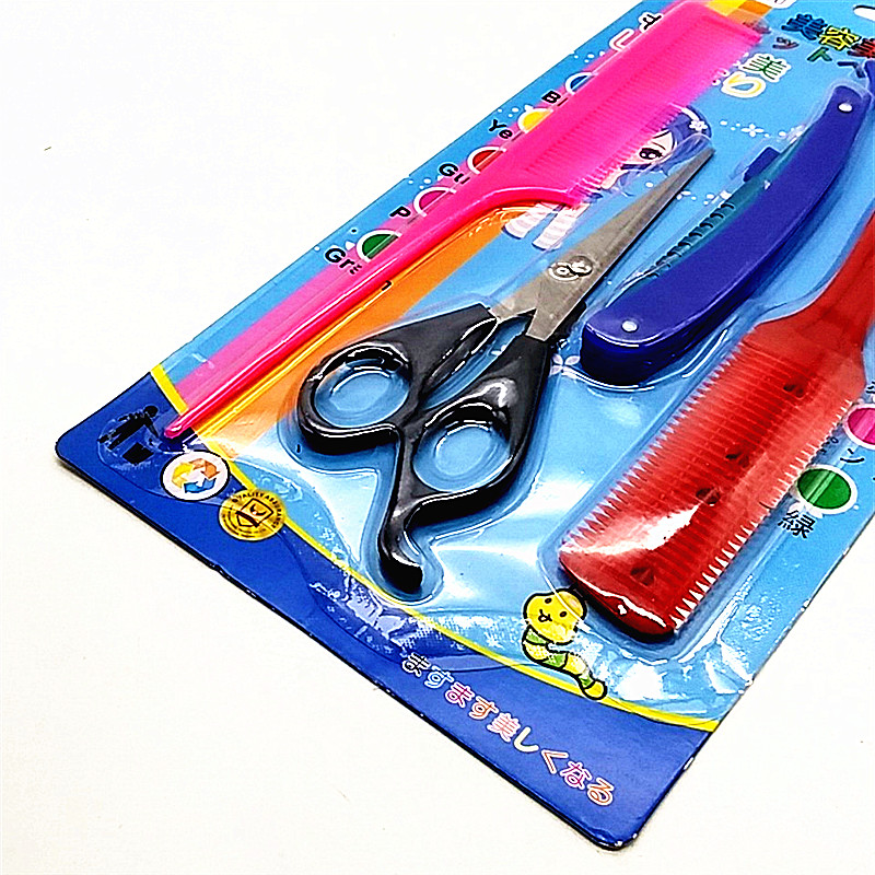 Sunshine Department Store Household Hairdressing scissors, pointed-tail combs, shaving combs and hair care tool sets Application Scenario
