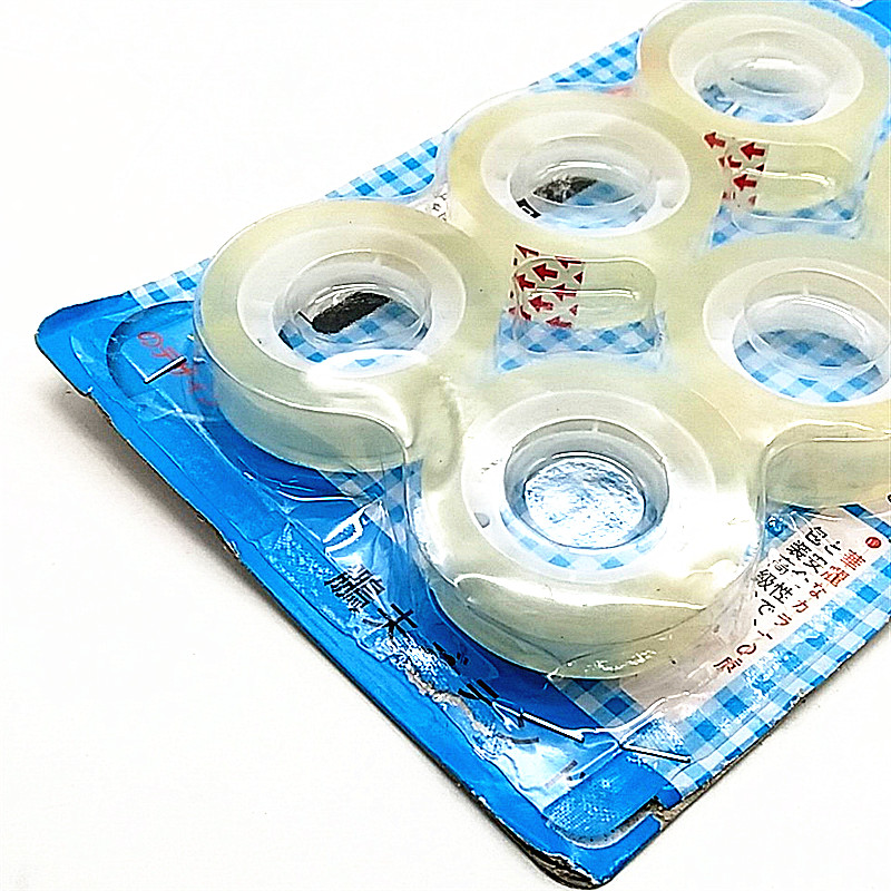 Sunshine Department Store transparent small Tape, student stationery tape, small adhesive tape, letter-sticking tape, office easy-tear tape Application Scenario