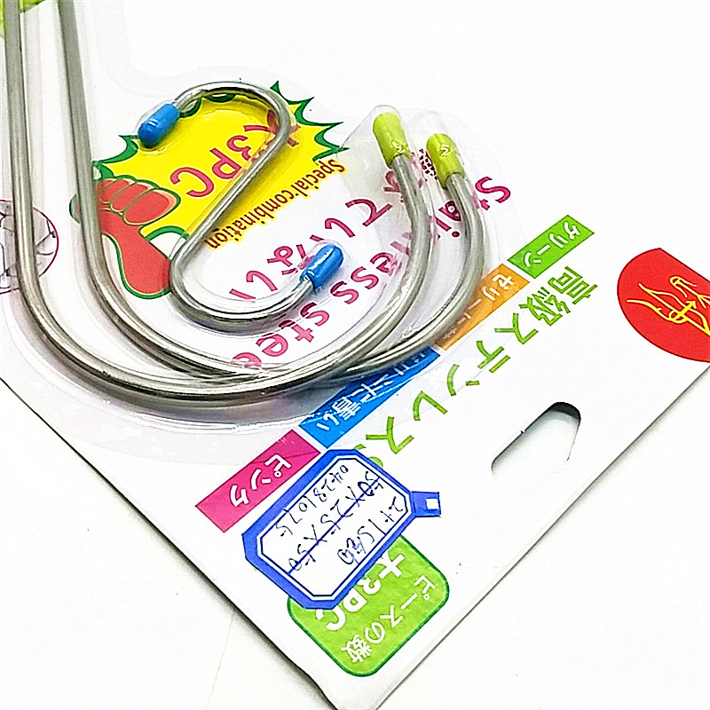 Sunshine Department Store's thickened non-magnetic stainless steel S-shaped hooks, S-hooks for sun-drying sausages and hanging cured meat, S-hooks for kitchen hooks details Picture