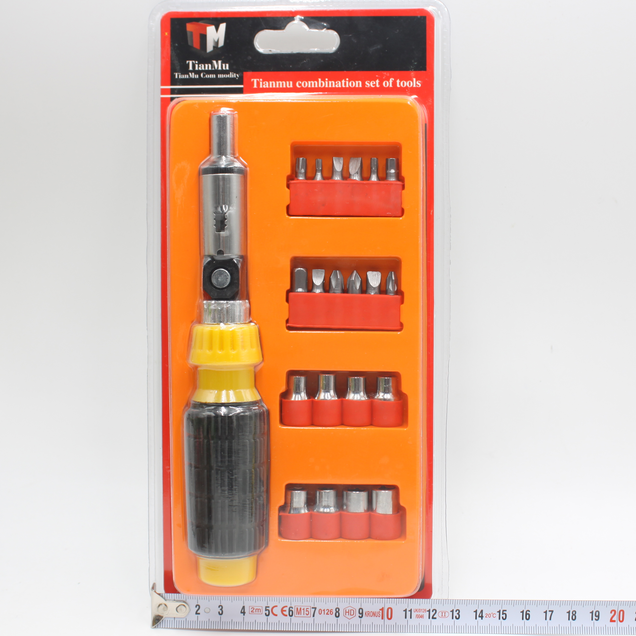 TM509 automatic tool 21-piece set, household multi-functional screwdriver set, factory direct sales, 10-yuan store supply details Picture