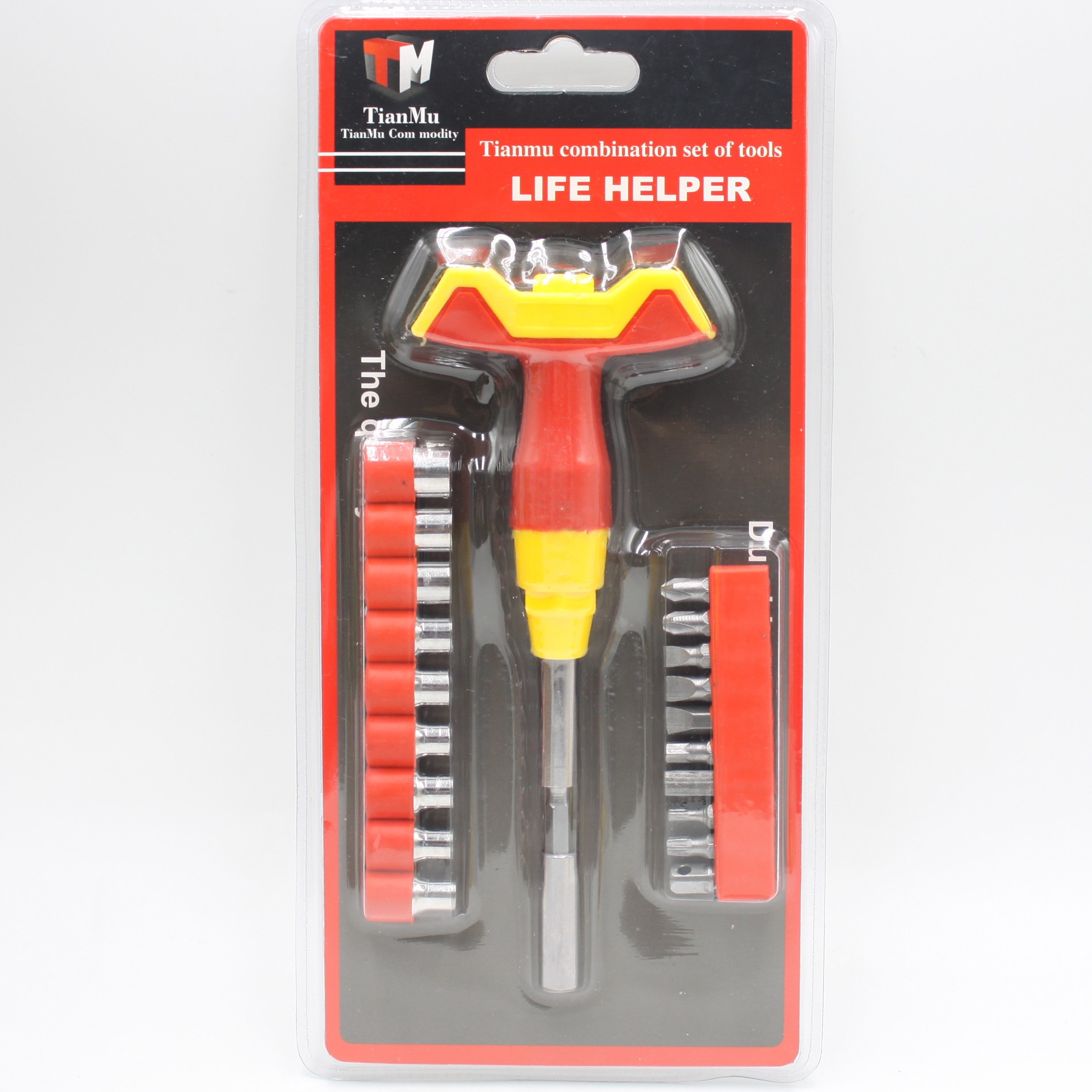 TianMu522 tool 20-piece set, multi-functional screwdriver T-shaped screwdriver set, 10-yuan store wholesale supply