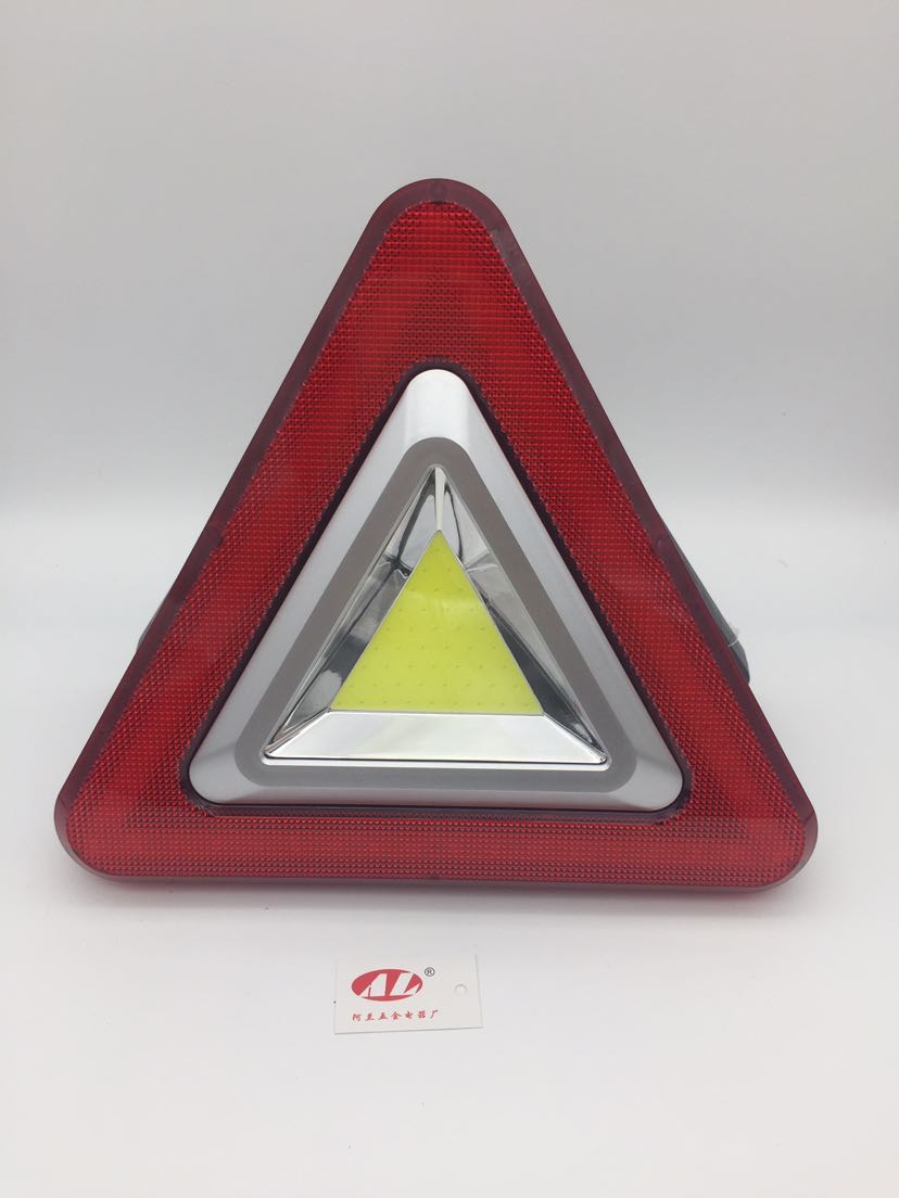 Tripod warning card USB charging burst flashing light fault parking triangle card lighting