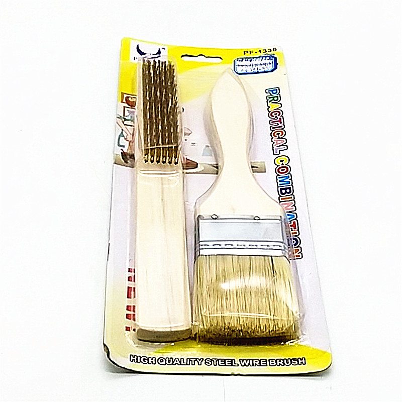 Sunshine department store wire brush grinding cleaning brush Copper wire brush polishing wire deburring brush Paint brush