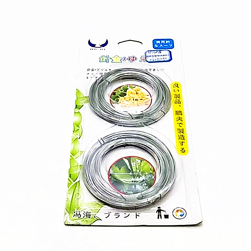 阳光百货 镀锌防锈铁丝挂窗帘晾衣绳搭大棚建筑细软铁丝线铁圈