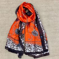 Yiwu shopping alliance 90*180 new silk satin South Korea satin long scarf Scarf scarf shawl bag towel real silk feel