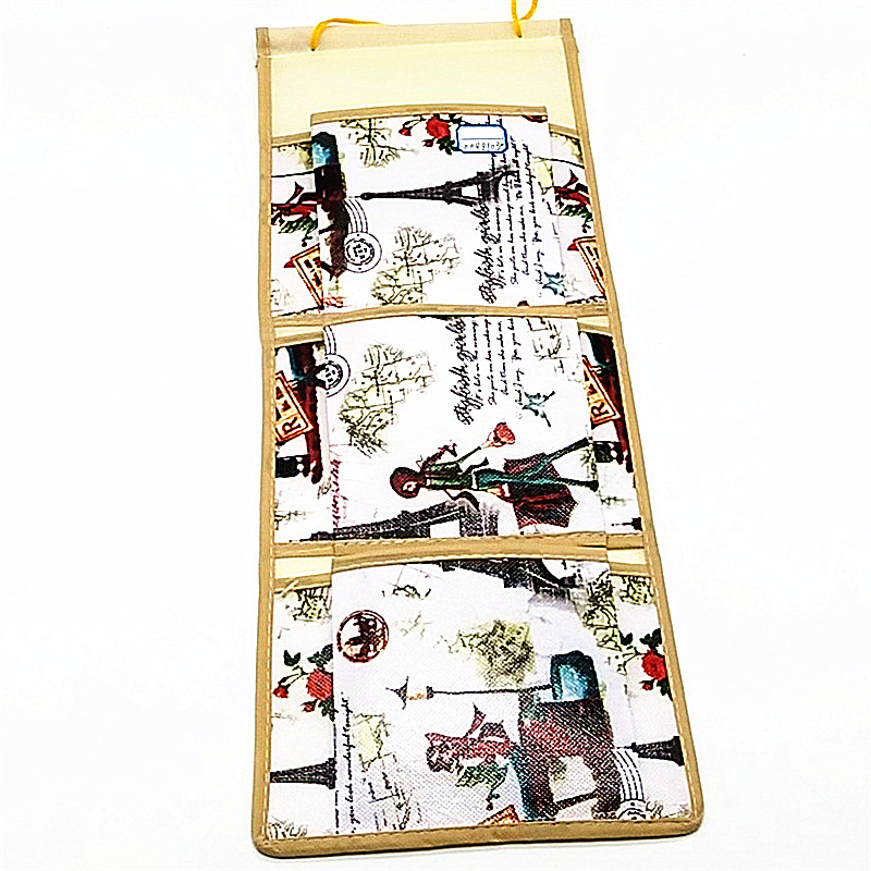 Sunshine Department Store storage bag, wall-mounted at the back of the bag door, student mobile phone wardrobe storage, fabric storage bag hanging bag