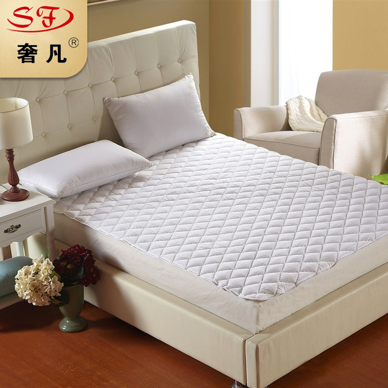 宾馆酒店床上用品床垫保护套防滑垫席梦思套加厚榻榻米床垫子床褥图