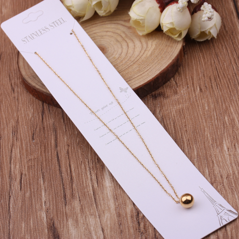 Boutique accessories, trendy and fashionable, the same style as the Internet celebrity necklace, butterfly pendant, collarbone chain, rose gold titanium steel neck chain details Picture