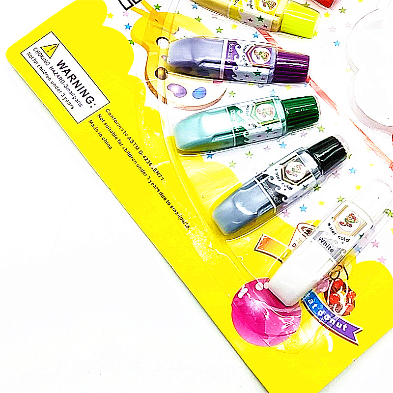 美术颜料实物图