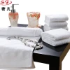 Five-star hotel towels, pure cotton adult face towels, thickened absorbent household white beauty salon face towels, high quality details Picture