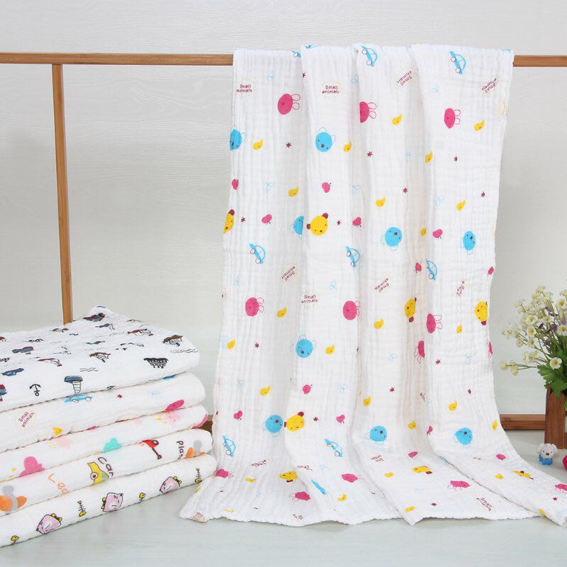 Baby bath towels, gauze, baby bath towels, newborn towels, children's blankets, super soft and highly absorbent details Picture