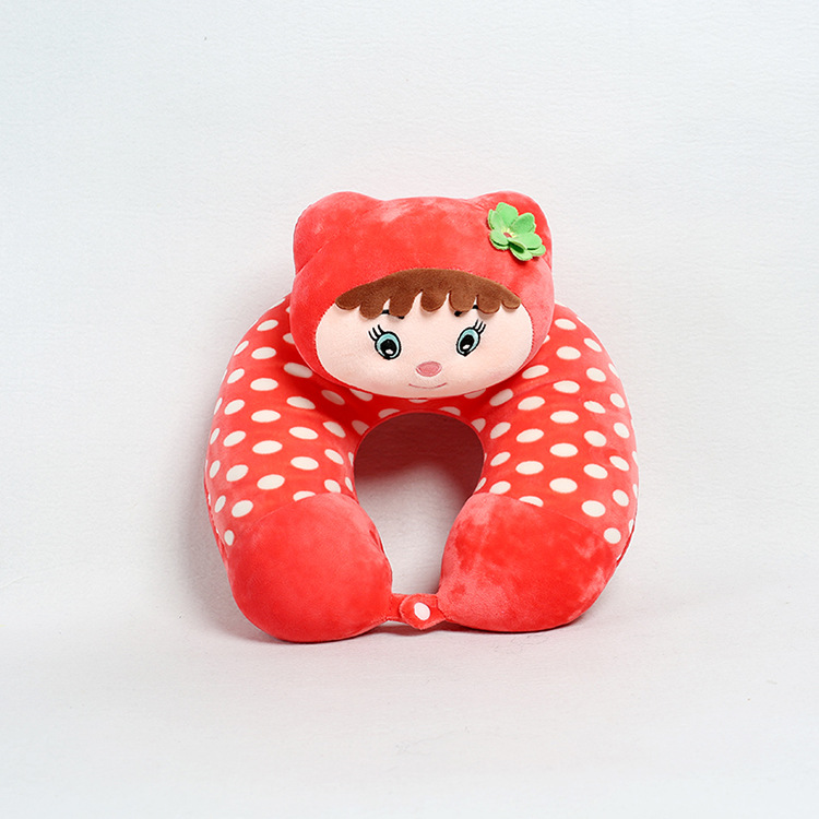 Wholesale of new foam particle U-shaped pillows, cartoon neck pillows, plush travel pillows, fashionable and cute, factory direct sales Application Scenario
