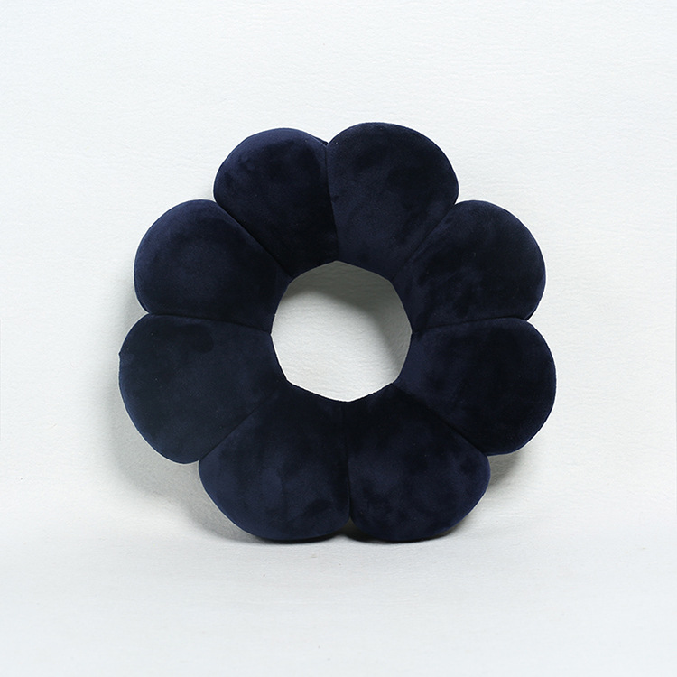 Wholesale massage car neck pillows for students and white-collar workers, comfortable colorful neck pillows, foam particle neck protection to relieve neck pressure, U-shaped pillows details Picture